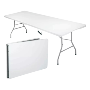 | Mesa Plegable | 2.40m | Color Blanco |