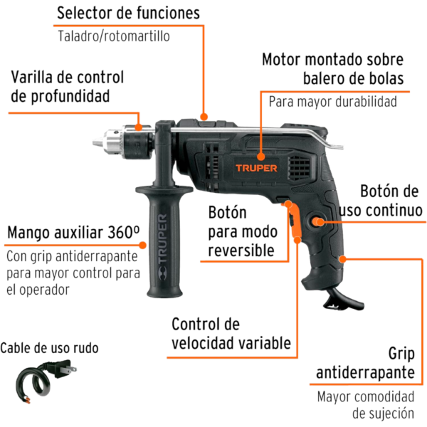 | Rotomartillo | Truper Industrial | 700w | - Image 2