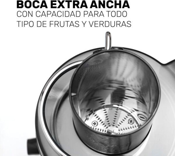 |Extractor de Jugos | 750W | Boca Ancha | 500ml | Acero Inoxidable | Taurus | - Image 2