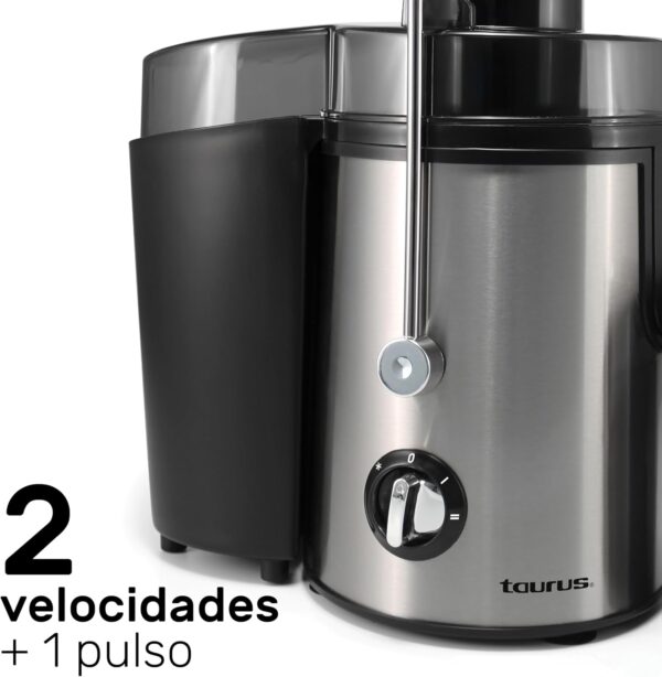 |Extractor de Jugos | 750W | Boca Ancha | 500ml | Acero Inoxidable | Taurus | - Image 3