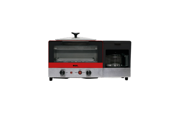 | Horno Eléctrico Multifuncional 3 en 1 | 1400 W | Cafetera y Parrilla | DISA Home |