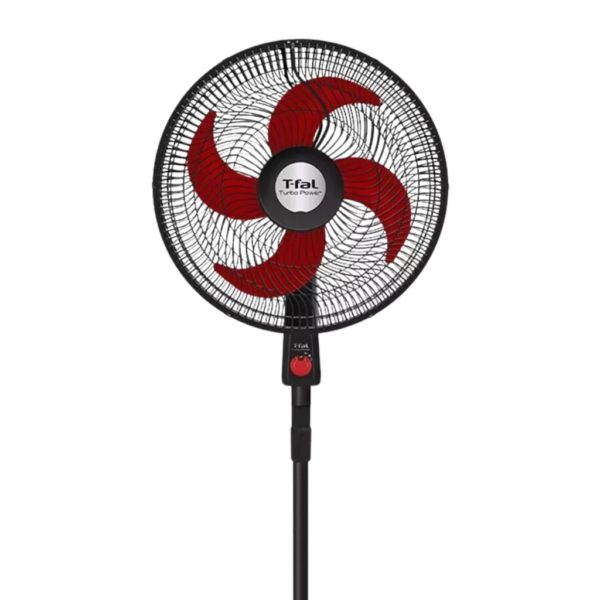 | Ventilador De Pedestal Turbo Power | 18" | T-Fal | Silence Force | Negro Rojo Plástico |