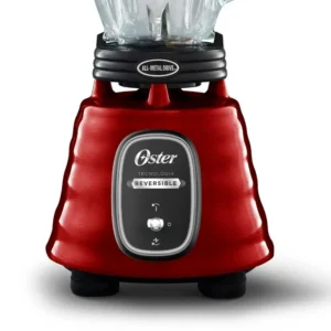 | licuadora oster reversible | vaso de vidrio 1.5l | 1000w | acople metálico | acero inoxidable |