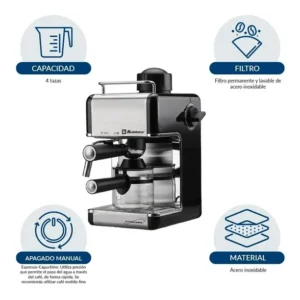 | cafetera | 4 tazas | koblenz | filtro lavable |
