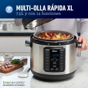 | multifuncional olla xl | 7.5 l | 14 funciones programadas | oster |