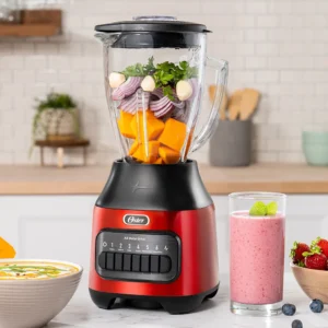 | licuadora | vaso de vidrio boroclass® | 6 velocidades + pulso | 800w | oster®|