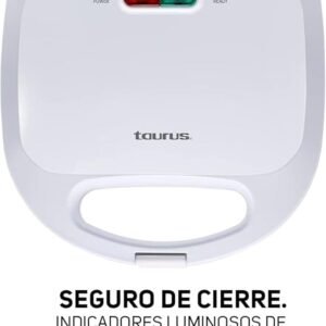 | taurus | sandwichera antiadherente | 2 sándwiches | compacta |