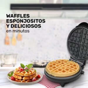 | taurus bÉlgica | wafflera | waffles de 16 cm de diámetro | indicadores luminosos| frío al tacto |
