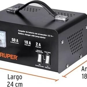 | cargador de batería arrancador | truper | 12 v, 50 a, amperímetro |