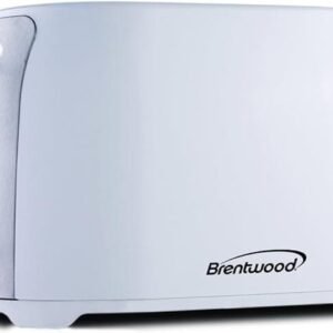 | brentwood | tostador para 2 rebanadas | ranura ancha | tacto frío | acero inoxidable | azul pastel |