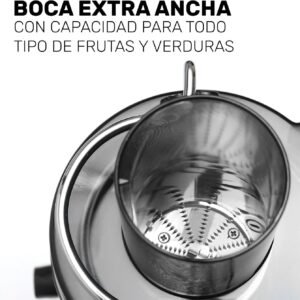 |extractor de jugos | 750w | boca ancha | 500ml | acero inoxidable | taurus |