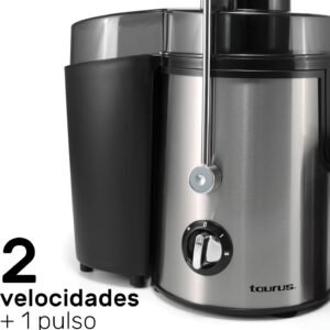 |extractor de jugos | 750w | boca ancha | 500ml | acero inoxidable | taurus |