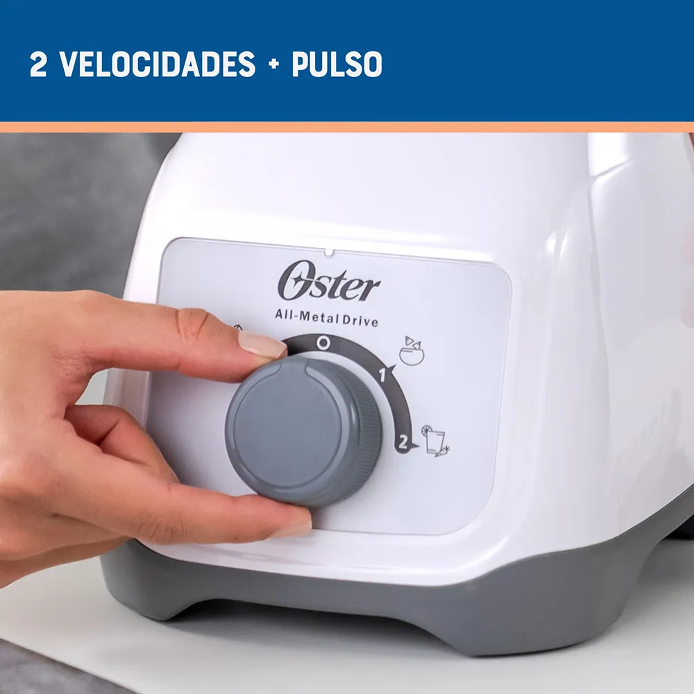 | licuadora 1.5l | 2 velocidades + pulso | jarra plástica | oster | | licuadora 1.5l | 2 velocidades + pulso | jarra plástica | oster |