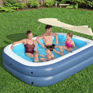 | alberca inflable c/toldo | 2.54m | bestway | color azul |