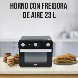 | horno con freidora de aire | 23 litros | 6 funciones | disa home |