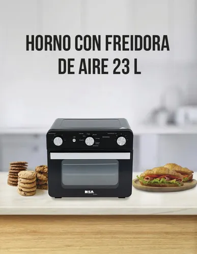 | horno con freidora de aire | 23 litros | 6 funciones | disa home | | horno con freidora de aire | 23 litros | 6 funciones | disa home |