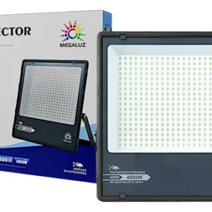 | reflector led | 400w | blanco frío | ip65 | 127v | megaluz |