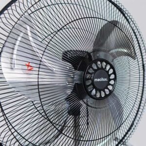 |ventilador | 3 velocidades | 18"| silencioso | negro/cromo | macilux |