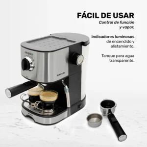 | cafetera espresso | taurus euforia | 20 bares | espumador de leche |